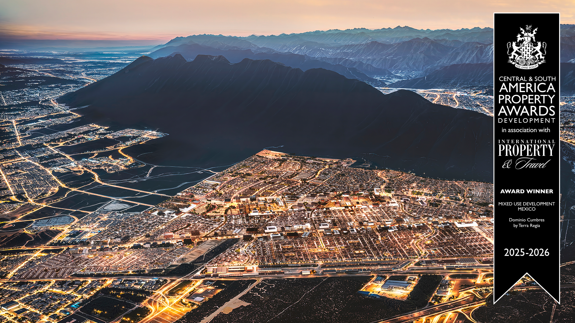 Dominio Cumbres: reconocido internacionalmente por su excelencia en diseño urbano