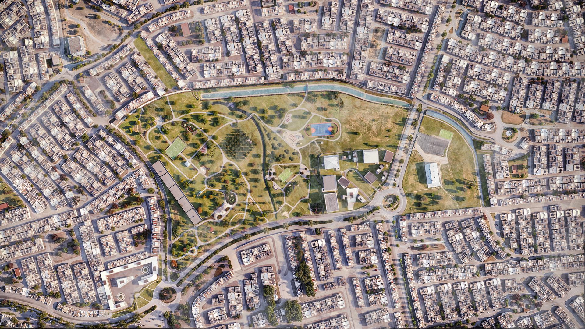 Gran Parque Condesa, render representativo.